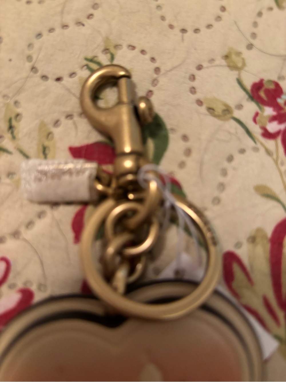 COACH X Jennifer Lopez Heart Skyline Key Charm with Gold Hardware - Picture 2 of 3